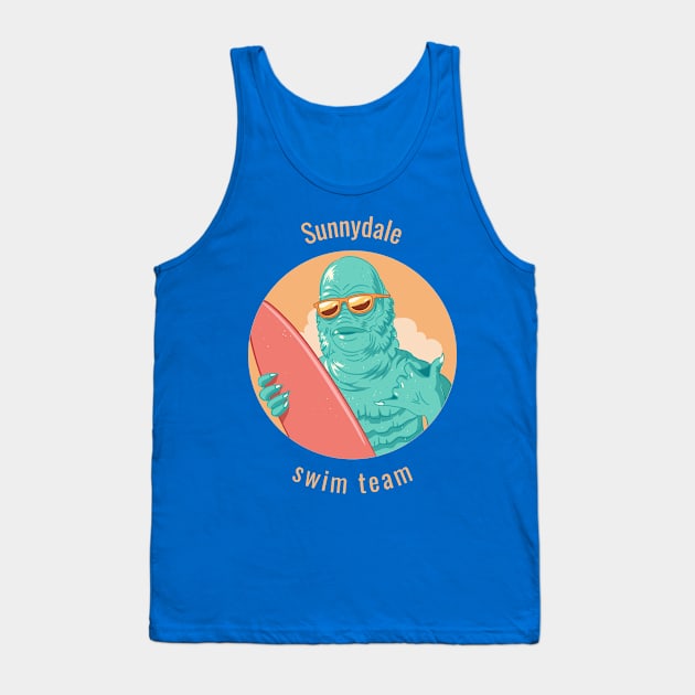 Buffy Sunnydale swim team monster Tank Top by Gorgoose Graphics